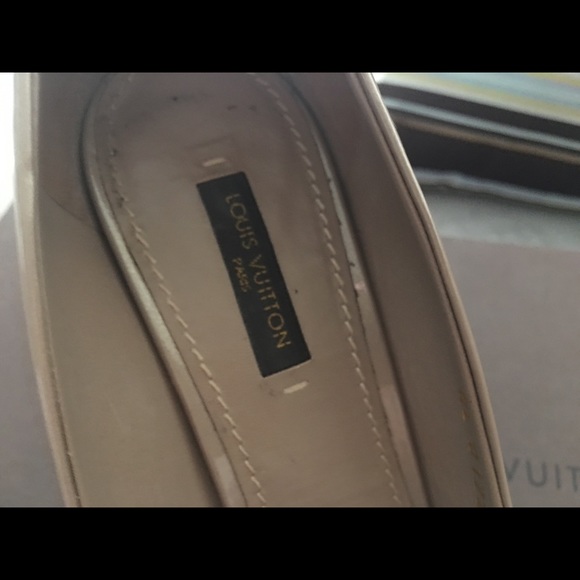 LV ladies peeptoe pumps size 7,5-8 - Picture 4 of 7